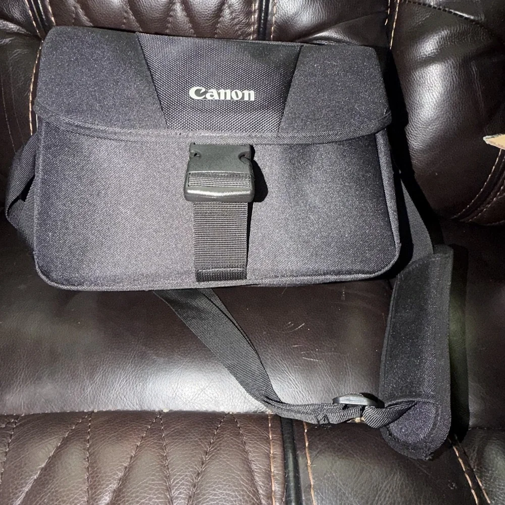 New Canon EOS 100ES‎ Shoulder Camera Bag Case Black Padded DSLR Crossbody